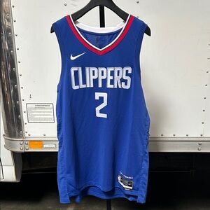 Nike Blue Clippers Jersey with Red and White Accents